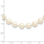 Load image into Gallery viewer, Sterling Silver 7-8mm White Freshwater Cultured Pearl Necklace 20'' length