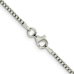 Load image into Gallery viewer, Sterling Silver 1.75mm Round Box Chain 18'' length