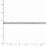 Load image into Gallery viewer, Sterling Silver 3mm Half Round Wire Curb Chain 16'' length