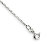Load image into Gallery viewer, Sterling Silver 1mm Open Link Curb Chain 10'' length