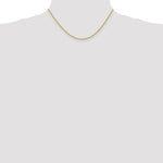 Load image into Gallery viewer, 14K Yellow Gold 1.85mm Diamond-cut Quadruple Rope Chain Necklace Length 16'' inches