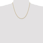 Load image into Gallery viewer, 14K Yellow Gold 1.85mm Diamond-cut Quadruple Rope Chain Necklace Length 20'' inches