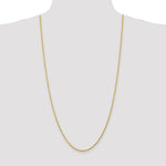 Load image into Gallery viewer, 14K Yellow Gold 2.25mm Diamond-cut Quadruple Rope Chain Necklace Length 30'' inches