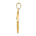 Load image into Gallery viewer, 14K Yellow Gold Saint Michael Medal Pendant 22mm width