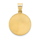 Load image into Gallery viewer, 14K Yellow Gold Guardian Angel Medal Pendant