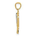 Load image into Gallery viewer, 14K Yellow Gold w/Rhodium Angel Pendant