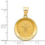 Load image into Gallery viewer, 14K Yellow Gold Confirmation Medal Round Pendant