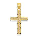 Load image into Gallery viewer, 14K Yellow Gold Filigree Cross Pendant