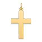 Load image into Gallery viewer, 14K Yellow Gold Polished Cross Pendant 32mm length