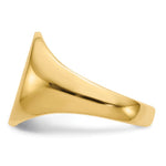 Load image into Gallery viewer, Mens Signet Ring Custom Personalized with Free Engraving Available of Initials or Monogram in Solid 14K Yellow Gold
