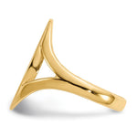 Load image into Gallery viewer, Solid Back Oval Ladies Signet Ring Custom Personalized with Free Engraving Available of Initials in Solid 14K Yellow Gold