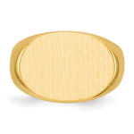 Load image into Gallery viewer, Mens Signet Ring Custom Personalized with Free Engraving Available of Initials or Monogram in Solid 14K Yellow Gold