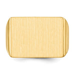 Load image into Gallery viewer, Mens Large Rectangle Signet Ring Custom Personalized with Free Engraving Available of Initials or Monogram in Solid 14K Yellow Gold