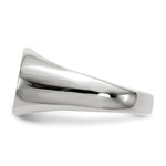 Load image into Gallery viewer, Open Back Signet Ring Horizontal Oval Custom Personalized with Free Engraving Available of Initials in Solid 14K White Gold