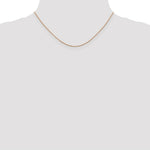 Load image into Gallery viewer, 14k Diamond-cut Rose Gold .65mm Spiga Chain length: 16 inches