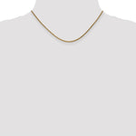 Load image into Gallery viewer, 14k Rose Gold 1.8mm Solid Diamond-cut Spiga Chain length: 16 inches
