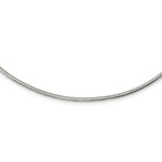 Load image into Gallery viewer, Sterling Silver and 14k Gold-plated 3mm Reversible Cubetto Necklace 16'' length