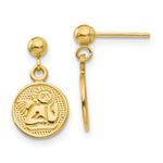 Load image into Gallery viewer, 14K Yellow Gold Polished Raphael Angel Earrings