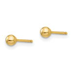 Load image into Gallery viewer, 14K Yellow Gold Madi K Polished 3mm Ball Post Earrings