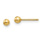 Load image into Gallery viewer, 14K Yellow Gold Madi K Polished 3mm Ball Post Earrings