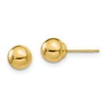 Load image into Gallery viewer, 14K Yellow Gold Madi K Polished 6mm Ball Post Earrings