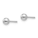 Load image into Gallery viewer, 14K White Gold Madi K Polished 4mm Ball Post Earrings