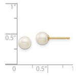 Load image into Gallery viewer, 14K Yellow Gold Madi K 5mm FW Cultured Pearl Earrings