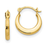 Load image into Gallery viewer, 14K Yellow Gold Madi K Small 7mm Hoop Earrings