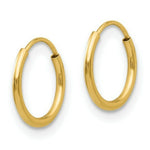 Load image into Gallery viewer, 14K Yellow Gold Madi K Endless 8mm Hoop Earrings