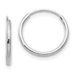 Load image into Gallery viewer, 14k Madi K White Gold Endless Hoop Earrings