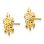 Load image into Gallery viewer, 14K Yellow Gold Madi K Turtle Post Earrings