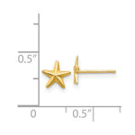 Load image into Gallery viewer, 14K Yellow Gold Madi K Star Post Earrings