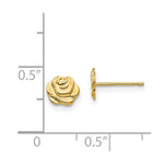 Load image into Gallery viewer, 14K Yellow Gold Madi K Flower Post Earrings