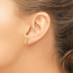 Load image into Gallery viewer, 14K Yellow Gold Madi K Cross Post Earrings