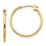Load image into Gallery viewer, 14K Yellow Gold Madi K 1mm Hoop Earrings