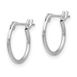 Load image into Gallery viewer, 14K White Gold Madi K 9mm Hoop Earrings