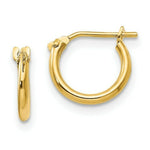 Load image into Gallery viewer, 14K Yellow Gold Madi K 1.25mm Half Hoop Earrings