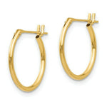 Load image into Gallery viewer, 14K Yellow Gold Madi K 15mm Hoop Earrings