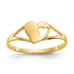 Load image into Gallery viewer, 14K Yellow Gold Madi K Heart Baby Ring