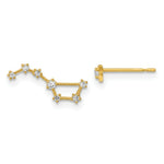 Load image into Gallery viewer, 14K Yellow Gold Madi K Childrens CZ 1 Stud Star & 1 Little Dipper Post Earrings