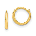 Load image into Gallery viewer, 14K Yellow Gold Madi K Polished Hinged Hoop Earrings