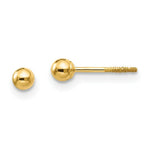 Load image into Gallery viewer, 14K Yellow Gold Madi K Polished 3mm Ball Screwback Earrings