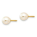 Load image into Gallery viewer, 14K Yellow Gold Madi K Reversible FW Cultured Pearl & Bead Earrings