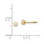 Load image into Gallery viewer, 14K Yellow Gold Madi K 2.5mm FW Cultured Pearl Earrings