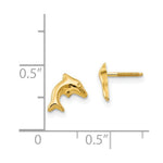 Load image into Gallery viewer, 14K Yellow Gold Madi K Sm. Dolphin Earrings