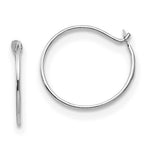 Load image into Gallery viewer, 14k White Gold Madi K Sm. Endless Hoop Earrings