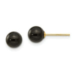 Load image into Gallery viewer, 14K Yellow Gold Madi K Onyx Bead Earrings