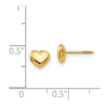 Load image into Gallery viewer, 14K Yellow Gold Madi K Small Puffed Heart Earrings