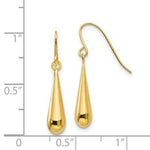 Load image into Gallery viewer, 14K Yellow Gold Madi K Tear Drop Earrings