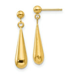 Load image into Gallery viewer, 14K Yellow Gold Madi K Tear Drop Dangle Earrings